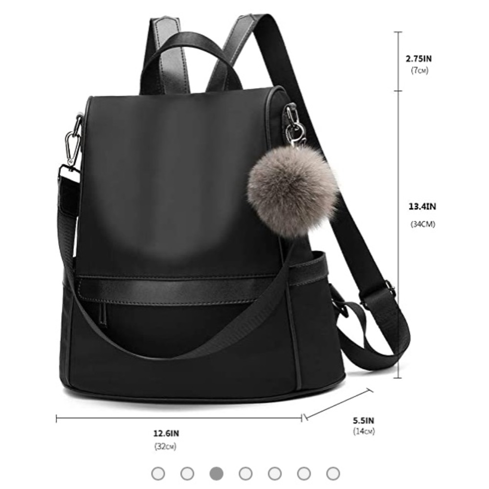 BLACK BACKPACK✨ - Picture 3 of 6